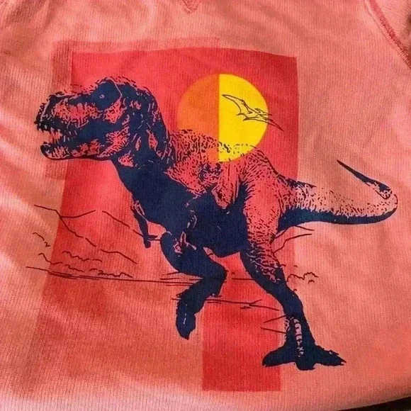 Unisex Sweet T-Rex lightweight kids sweatshirt. - Picture 2 of 5